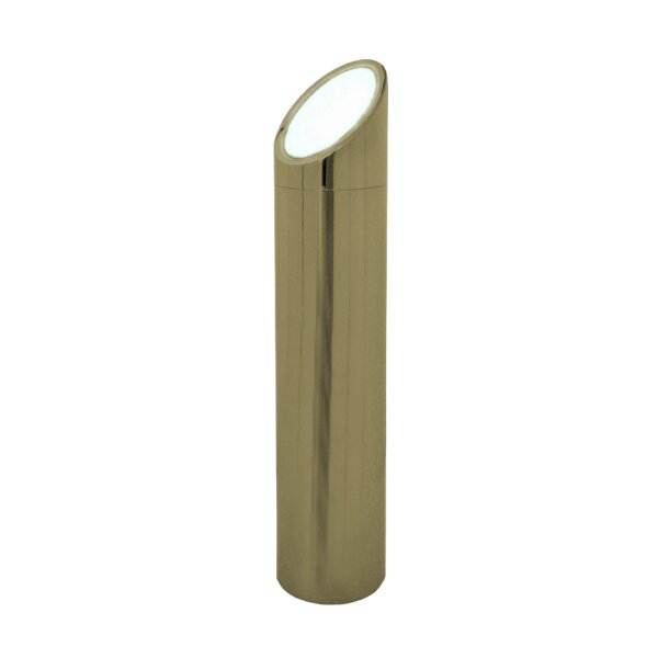 Schanksäule, TIN-goldfarben, Modell "Neuehrenfeld" 2-leitig, 114 mm Ø
