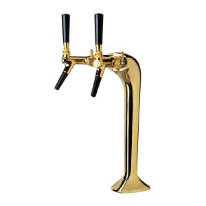 Schanksäule, vergoldet, Modell...