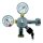 CO2-Druckminderer max. 3 bar | Oxyturbo Major Plus 1-leitig | 3/4 Zoll Eingang, rechts