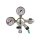 CO² - AFG-Druckminderer 7 bar | Oxyturbo Major Plus 1-leitig | 1/2 Zoll Anschluss, Eingang rechts,