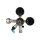 CO² - AFG-Druckminderer 7 bar | Oxyturbo Major Plus 1-leitig | 1/2 Zoll Anschluss, Eingang rechts,