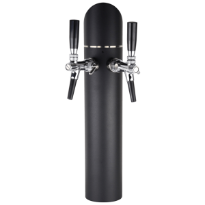 Dispensing tower "Black-Tower" | two-pipe incl. dispensing taps and hoses