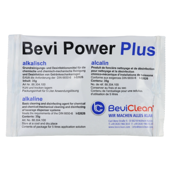 Bevi Power Plus | Einzelbeutel | Grundreinigung + Desinfektion