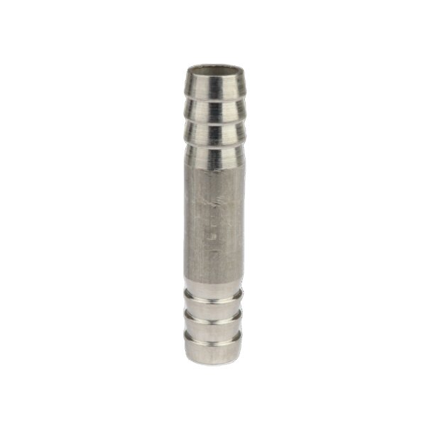 Doppeltülle gerade aus CNS 1.4301,  Bier / AFG 7 mm