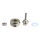 CO2-Schlauchanschluss-Set NW4 / Sechskantmutter 3/4" mit gerader Tülle 4mm, Dichtung und Klemme