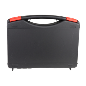 Plastic box / case-black Red handles235x185x48