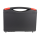 Plastic box / case-black Red handles235x185x48