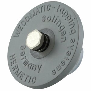 Hermetic stopper with valve ca. 2,5bar