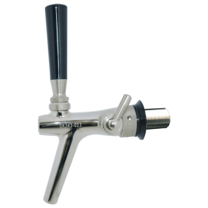 Compensator tap P3500 in polished stainless steel, 35 mm