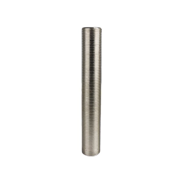 "Durchgangsstutzen 5/8"" Gewinde,80 mm, NW 10 mm, CNS"